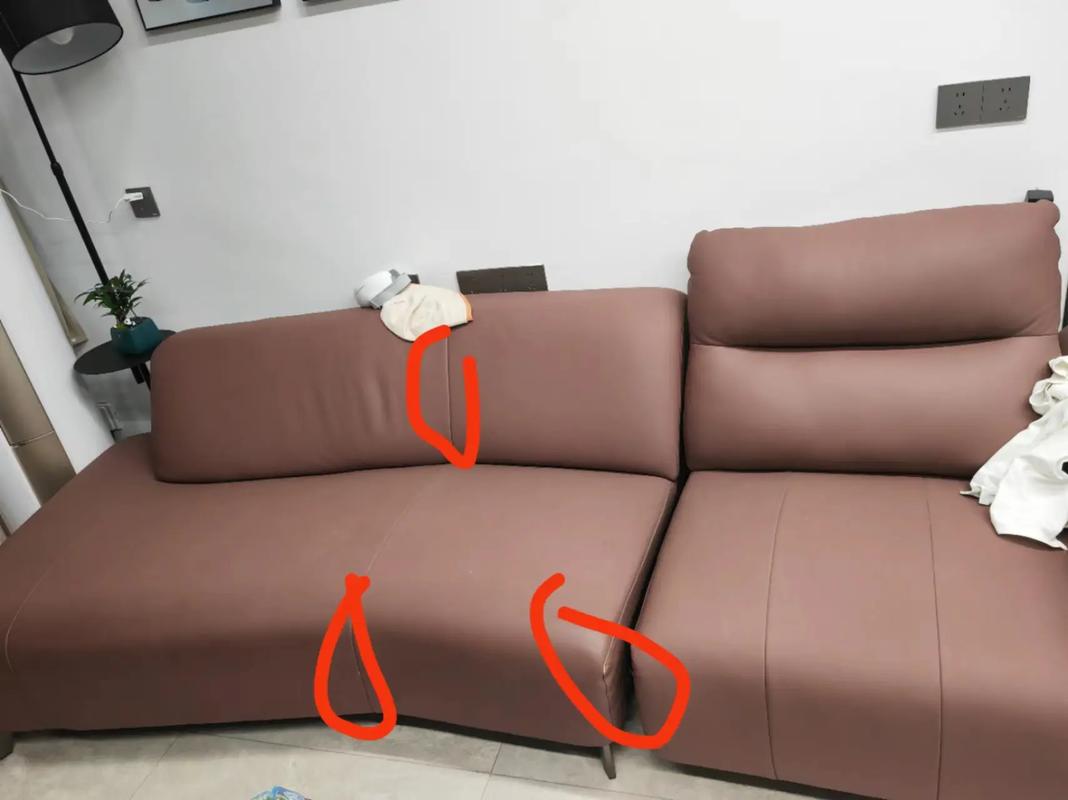 無(wú)良商家,劣質(zhì)真皮沙發(fā)半年不到壞了兩次,不幫換皮@a家家具家